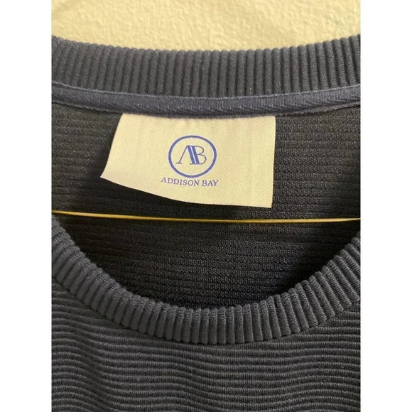 ADDISON BAY - THE EVERYDAY CREWNECK PULLOVER - WOMENS - NAVY- SIZE XL - Picture 7 of 9